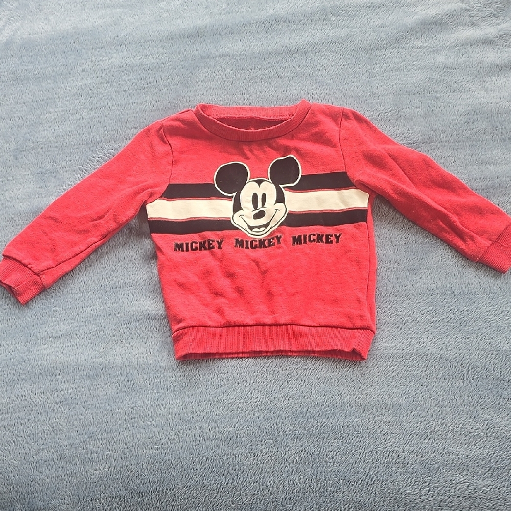 Disney Mickey Mouse Red Kids Shirt